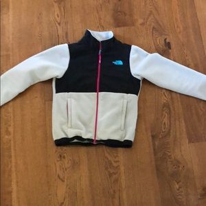 Girls North Face fleece jacket  girls size 14-16